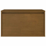7 Piece TV Cabinet Set Honey Brown Solid Wood Pine
