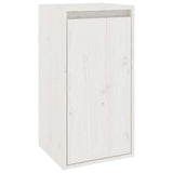 TV Cabinets 4 pcs White Solid Wood Pine