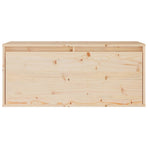 6 Piece TV Cabinet Set Solid Wood Pine