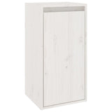 TV Cabinets 6 pcs White Solid Wood Pine - Low Angle