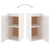TV Cabinets 6 pcs White Solid Wood Pine - Extra Image