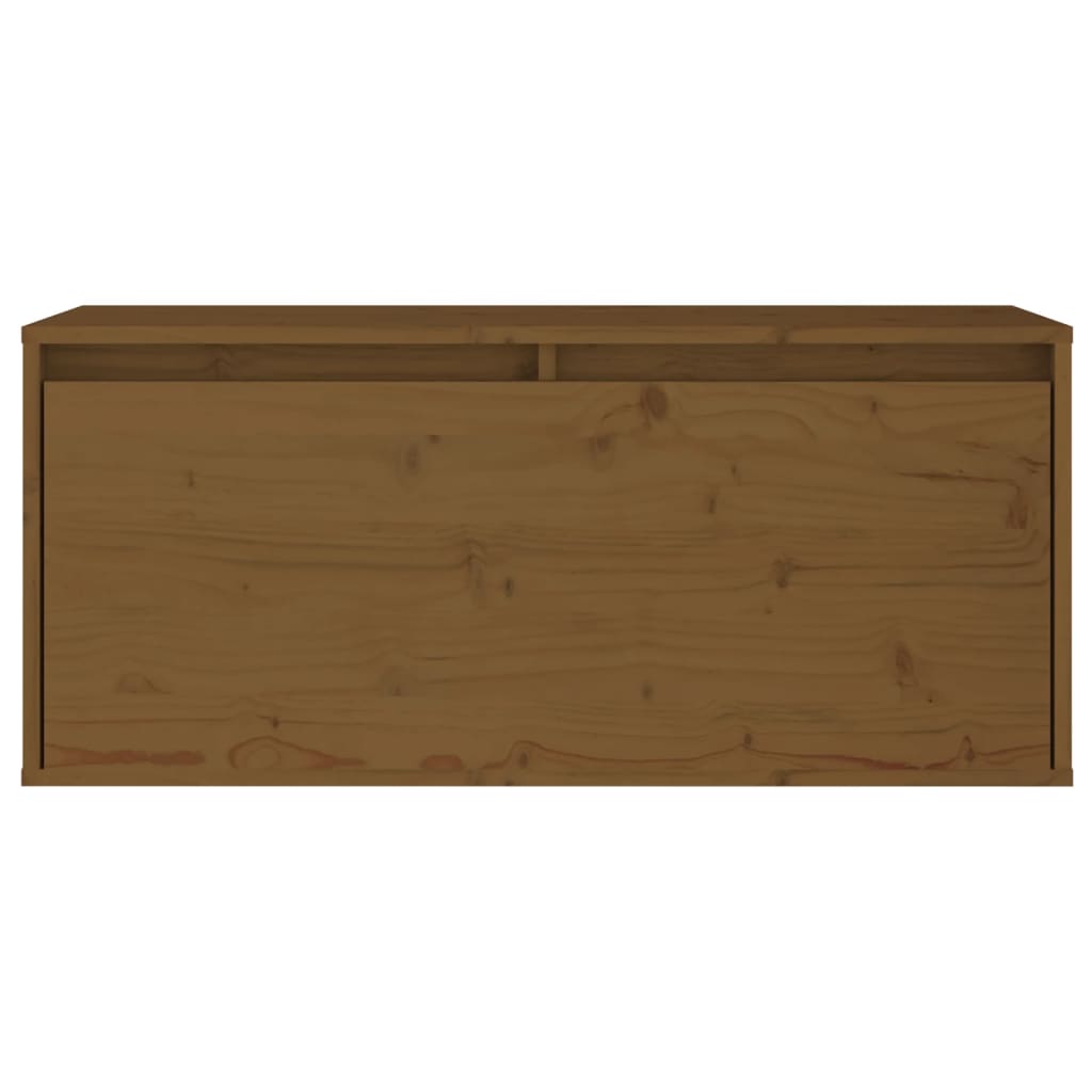 TV Cabinets 6 pcs Honey Brown Solid Wood Pine
