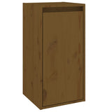 TV Cabinets 6 pcs Honey Brown Solid Wood Pine
