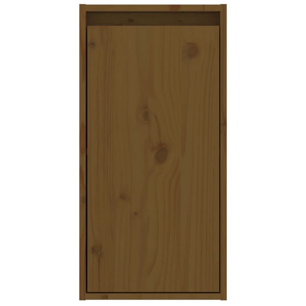 TV Cabinets 6 pcs Honey Brown Solid Wood Pine