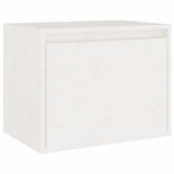 TV Cabinets 4 pcs White Solid Wood Pine