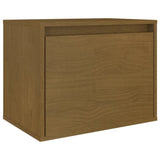 TV Cabinets 4 pcs Honey Brown Solid Wood Pine - 45-Degree Angle