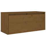 TV Cabinets 5 pcs Honey Brown Solid Wood Pine - Extra Image