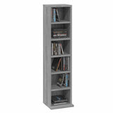 CD Cabinet Grey Sonoma 21x20x88 cm Engineered Wood - Top-Down View