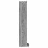 CD Cabinet Grey Sonoma 21x20x88 cm Engineered Wood - Rear View