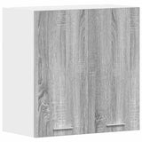 Hanging Cabinet Lyon Grey Sonoma 60x31x60 cm Engineered Wood - Front View