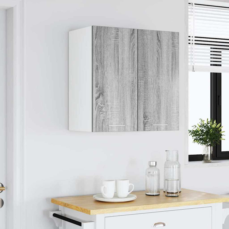 Hanging Cabinet Lyon Grey Sonoma 60x31x60 cm Engineered Wood