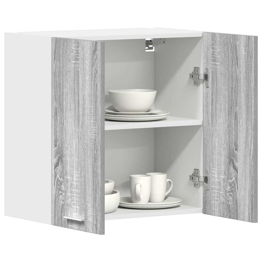 Hanging Cabinet Lyon Grey Sonoma 60x31x60 cm Engineered Wood