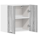Hanging Cabinet Lyon Grey Sonoma 60x31x60 cm Engineered Wood - 45-Degree Angle