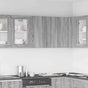 Hanging Cabinet Lyon Grey Sonoma 60x31x60 cm Engineered Wood