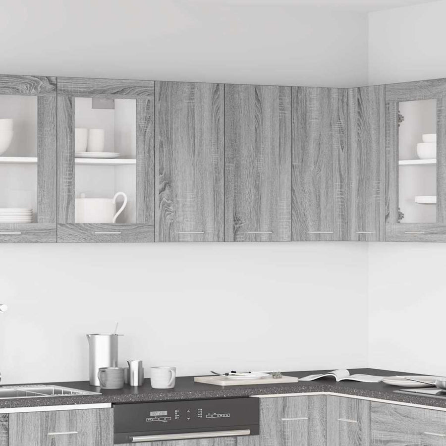 Hanging Cabinet Lyon Grey Sonoma 60x31x60 cm Engineered Wood