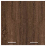 Hanging Cabinet Lyon Brown Oak 60x31x60 cm Engineered Wood - Rear View