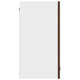 Hanging Cabinet Lyon Brown Oak 60x31x60 cm Engineered Wood - Close-Up Angle
