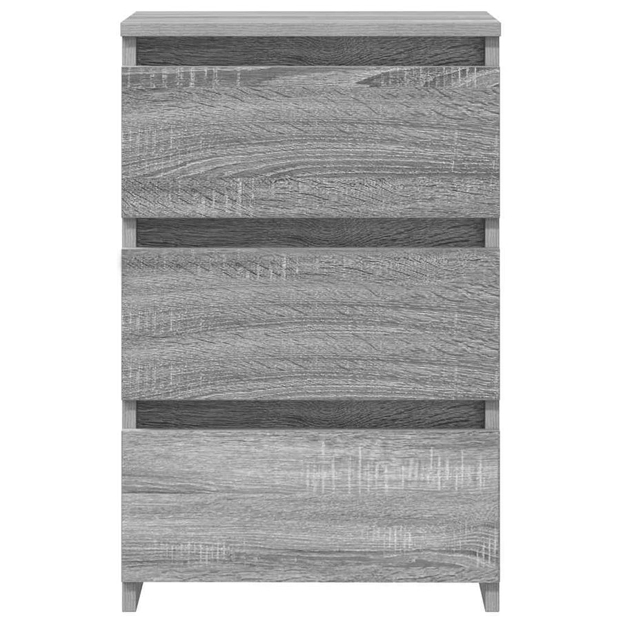 Bed Cabinets 2 pcs Grey Sonoma 40x35x62,5 cm Engineered Wood