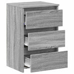 Bed Cabinets 2 pcs Grey Sonoma 40x35x62,5 cm Engineered Wood