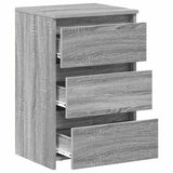 Bed Cabinets 2 pcs Grey Sonoma 40x35x62.5 cm Engineered Wood - Top-Down View