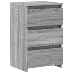 Bed Cabinets 2 pcs Grey Sonoma 40x35x62,5 cm Engineered Wood