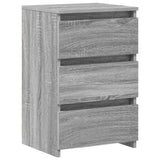 Bed Cabinets 2 pcs Grey Sonoma 40x35x62.5 cm Engineered Wood - 45-Degree Angle