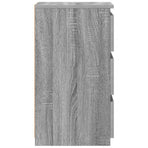 Bed Cabinets 2 pcs Grey Sonoma 40x35x62,5 cm Engineered Wood