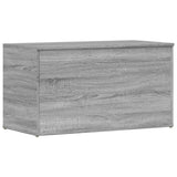 Storage Chest Grey Sonoma 84x42x46 cm Engineered Wood