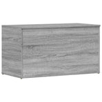 Storage Chest Grey Sonoma 84x42x46 cm Engineered Wood