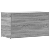 Storage Chest Grey Sonoma 84x42x46 cm Engineered Wood