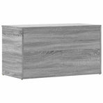 Storage Chest Grey Sonoma 84x42x46 cm Engineered Wood