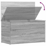 Storage Chest Grey Sonoma 84x42x46 cm Engineered Wood