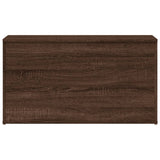 Storage Chest Brown Oak 84x42x46 cm Engineered Wood