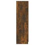 Apothecary Cabinet Smoked Oak 30x42.5x150 cm Engineered Wood