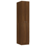 Apothecary Cabinet Brown Oak 30x42.5x150 cm Engineered Wood - 45-Degree Angle