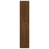 Apothecary Cabinet Brown Oak 30x42.5x150 cm Engineered Wood