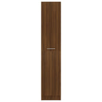 Apothecary Cabinet Brown Oak 30x42.5x150 cm Engineered Wood