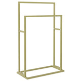 Freestanding Towel Rack Gold 48x24x78.5 cm Iron