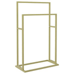 Freestanding Towel Rack Gold 48x24x78.5 cm Iron