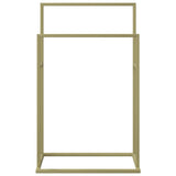 Freestanding Towel Rack Gold 48x24x78.5 cm Iron - Side View