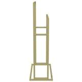 Freestanding Towel Rack Gold 48x24x78.5 cm Iron - Top-Down View