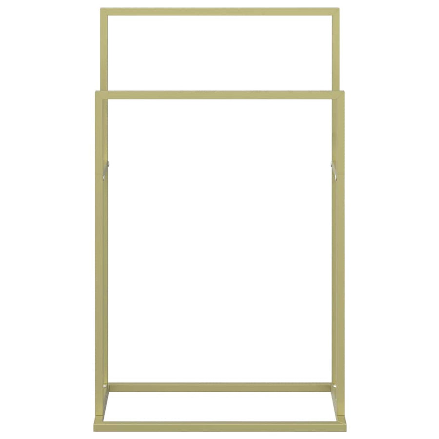 Freestanding Towel Rack Gold 48x24x78.5 cm Iron