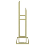 Freestanding Towel Rack Gold 48x24x78.5 cm Iron