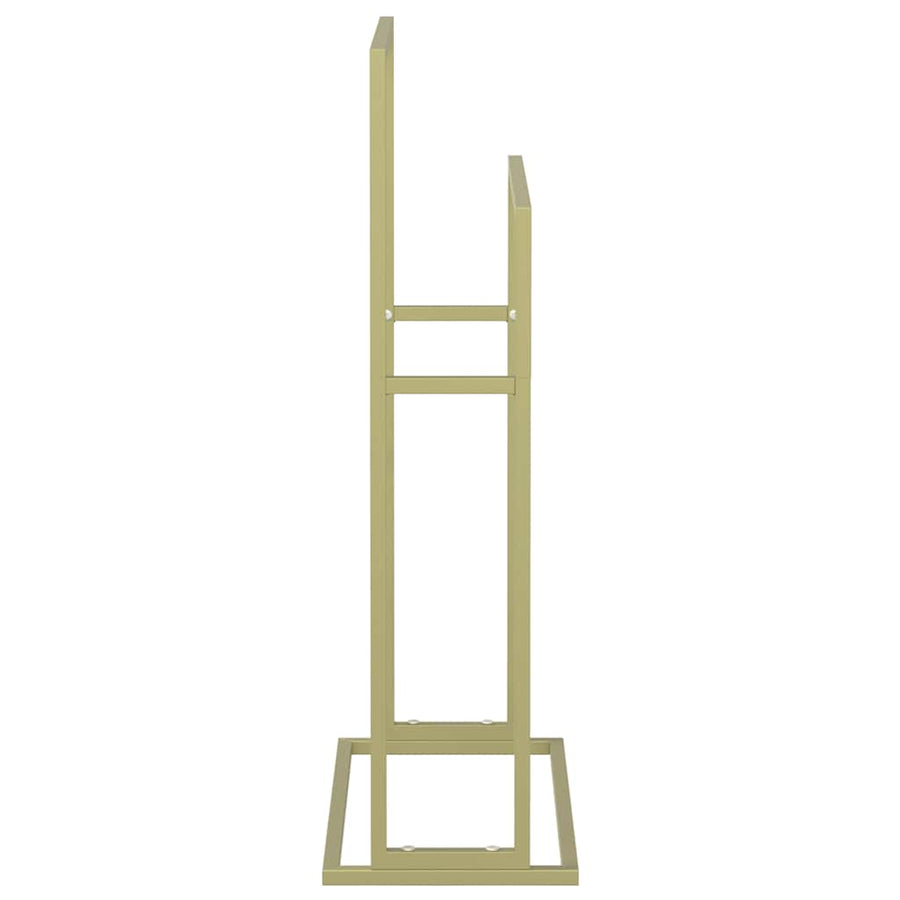 Freestanding Towel Rack Gold 48x24x78.5 cm Iron
