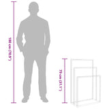 Freestanding Towel Rack White 48x24x79 cm Iron - Extra Image