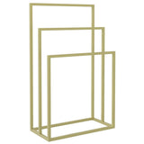 Freestanding Towel Rack Gold 48x24x79 cm Iron