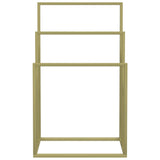 Freestanding Towel Rack Gold 48x24x79 cm Iron