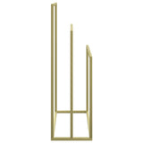 Freestanding Towel Rack Gold 48x24x79 cm Iron - Top-Down View