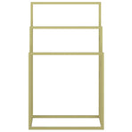 Freestanding Towel Rack Gold 48x24x79 cm Iron