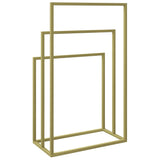Freestanding Towel Rack Gold 48x24x79 cm Iron - 45-Degree Angle